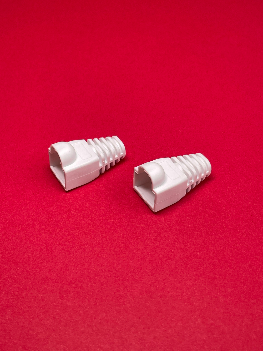 10 шт. Колпачок изолирующий для кабеля RJ-45, для витой пары, для разъемов коннектора патч корда, для интернет кабеля диаметр 6,5 мм, белый