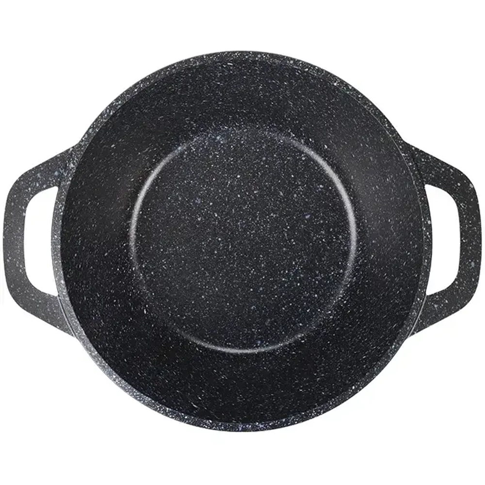 Кастрюля 2,5л «Granit»(black) со стеклянной крышкой кгч25а