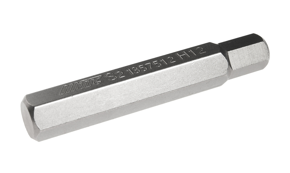 Бита HEX H12х75мм 10мм 6-ти гранная удлиненная S2 JTC