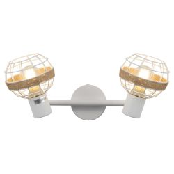 Светильник настенно-потолочный спот Rivoli Anselma 7034-702 2 x E14 40 Вт поворотный | Споты-Подсветки