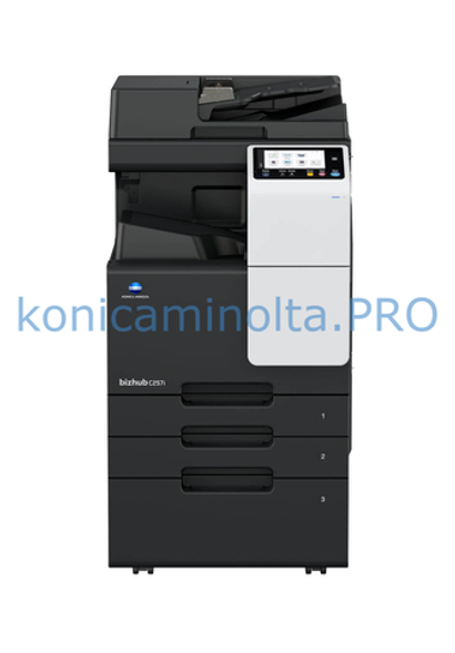 Konica Minolta bizhub C286i Полноцветное МФУ формата А3 с автоподатчиком DF-633, тумбой DK-518x и комплектом стартовых тонеров.