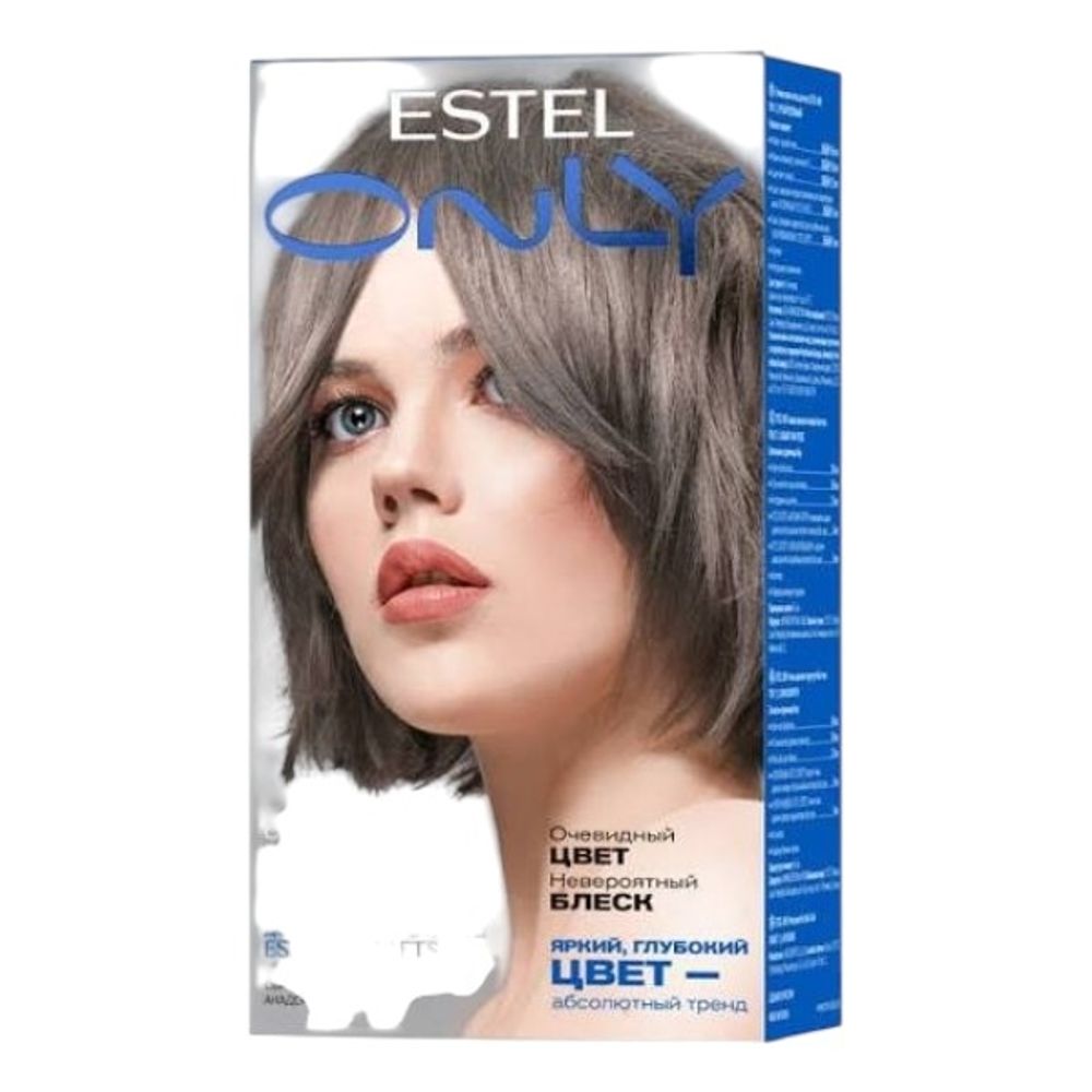 Стойкая краска-гель  для волос ESTEL ONLY тон 7/1 Русый пепельный 125мл/10
