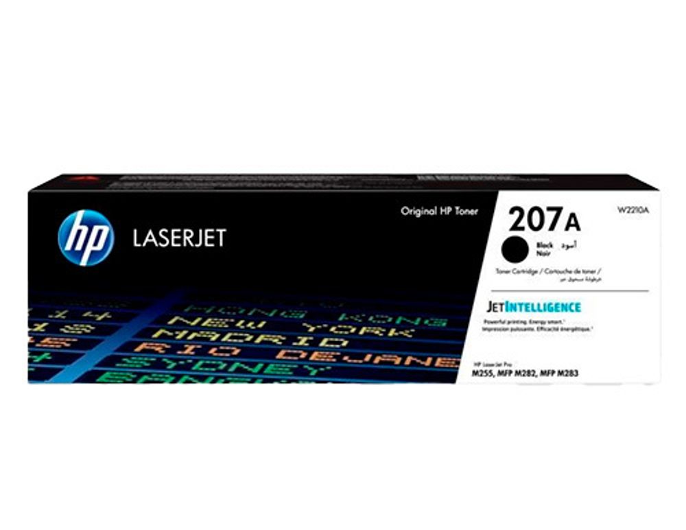 Картридж HP 207A (W2210A) для LaserJet Pro M255/M282/M283 черный (1.35K) Картридж HP 207A (W2210A) для LaserJet Pro M255/M282/M283 черный (1.35K)