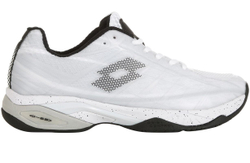 Мужские кроссовки теннисные Lotto Mirage 300 Speed M - all white/all black/vapor gray
