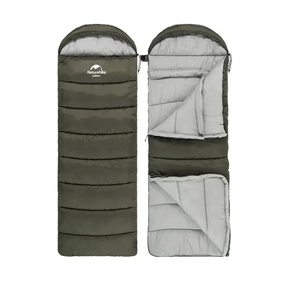 СПАЛЬНЫЙ МЕШОК СИНТЕТИЧЕСКИЙ NATUREHIKE U SERIES ДВОЙНОЙ ХЛОПОК U350S