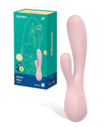 Вибромассажер Satisfyer Mono Flex с возможностью управления через приложение розовый 20 см