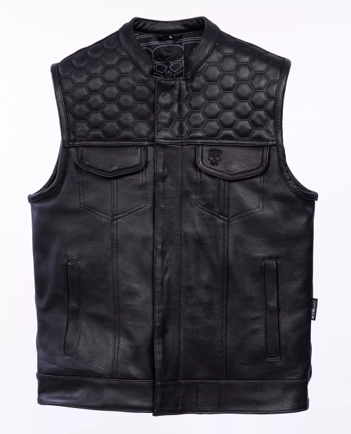 Жилет Reaper Leather Black BOBHEAD