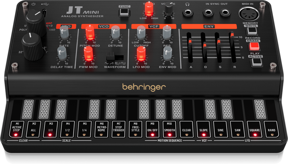 Аналоговый синтезатор Behringer JT MINI