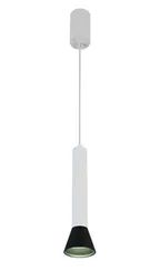 Светильник подвесной Rilon 1049WH+BK BLACK, 10 Вт, чёрный