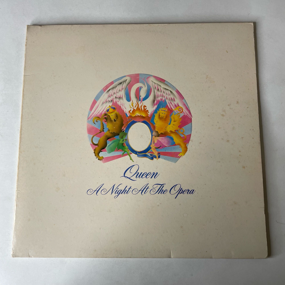 Винтажная виниловая пластинка LP Queen A Night At The Opera (США 1975) Bohemian Rhapsody