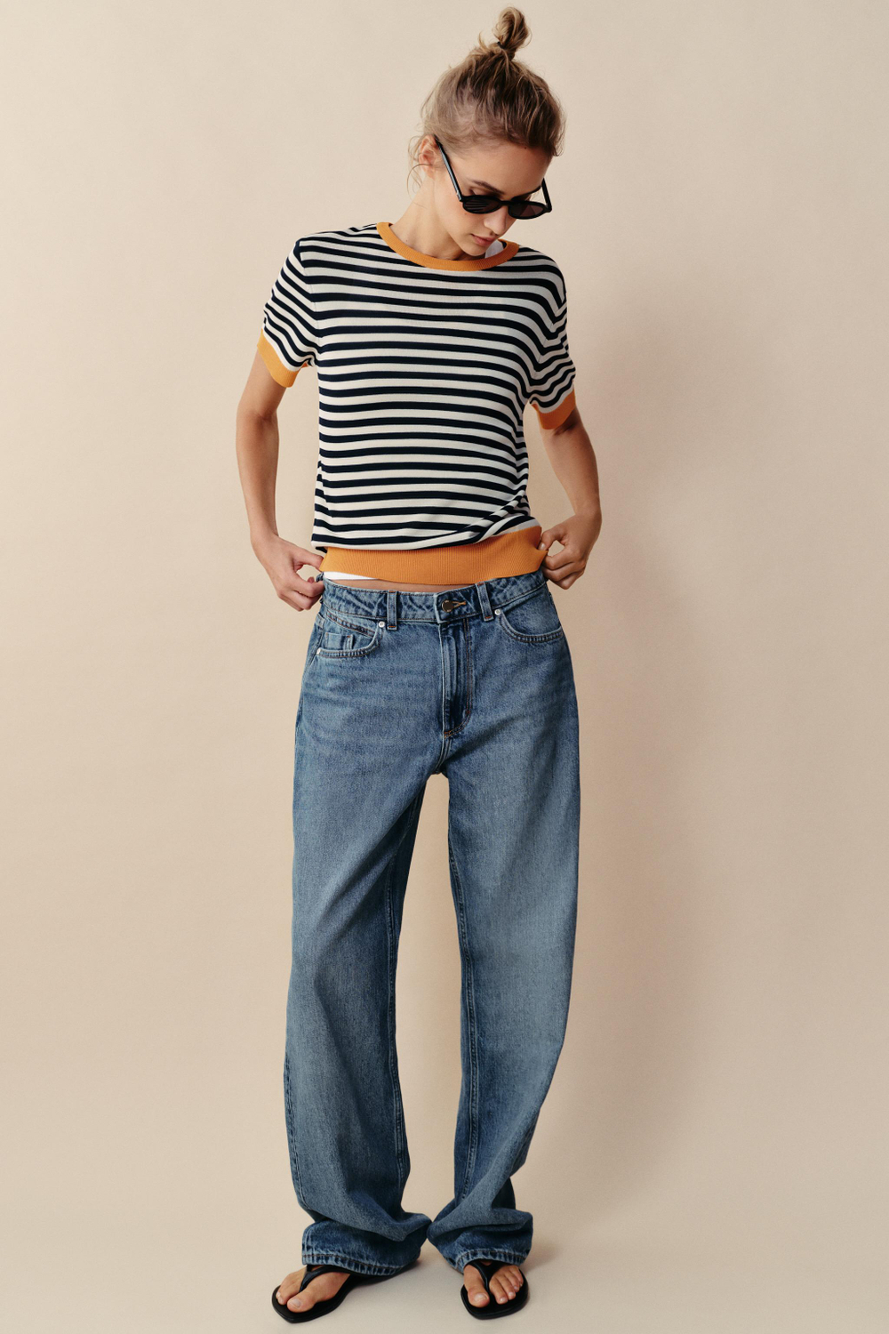 ТОП В ПОЛОСКУ — ZARA