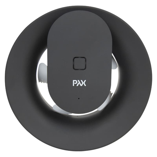 Вентилятор накладной PAX Norte Black с обратным клапаном (таймер, датчик влажности, программируемый, WiFi управление)