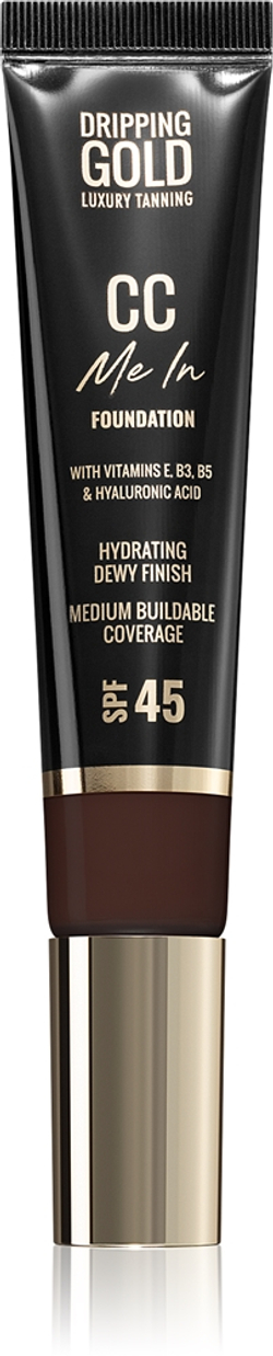 Dripping Gold CC Me In - Легкое тональное средство SPF 45 оттенок Rich 10, 32 ml