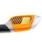 Трубка Marlin Dry Max Black/Orange Изогнутая гофра