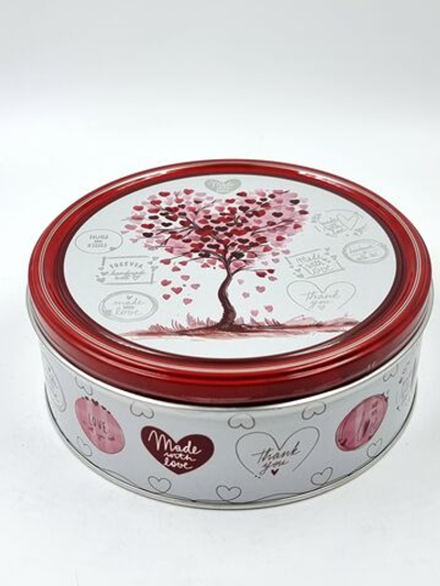 Песочное печенье на сливочном масле Butter Cookies "Hearts/Сердечки", 1 жестяная банка по 150 г (Дания)