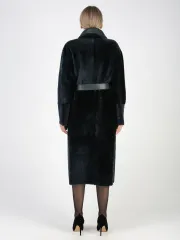 Дубленка зимняя натуральная шуба длинная