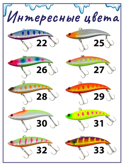 Раттлин Grows Culture Bay Blue 70/ 70мм, 14гр, цвет UV#31 на щуку, окуня, судака