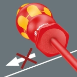 Изолированная отвёртка для винтов PlusMinus 162 iS PH/S # 2x100 мм WERA 05006456001