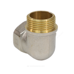 Угольник латунь никель Ду 25 (1") ВР/НР 9002 ГОСТ 32585-2013 Aquasfera 9002-03