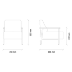 Кресло ENZA HOME BERTA EH67300
