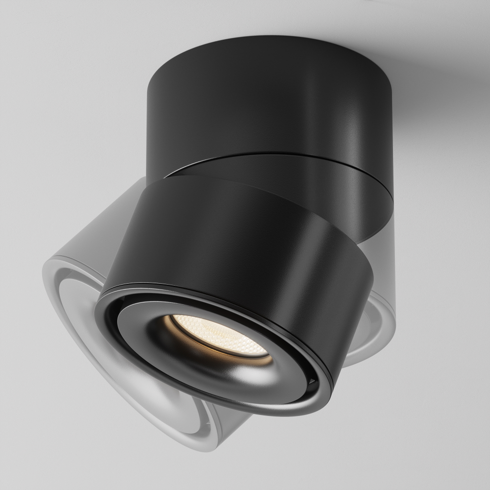 Накладной светодиодный светильник Maytoni Yin C084CL-15W3K-B