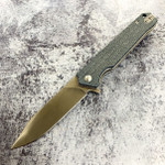 Складной нож QSP QS111-H1 MAMBA V2, сталь D2, рукоять Микарта