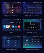 Магнитола для KIA Rio 4, Rio X-Line 2017-2020 (рамка под 9" без кнопки) - Teyes CC3-2K-360 монитор 13" 2K QLED на Android 10, Быстрая, CarPlay, 4G SIM-слот, 4 камеры в комплекте