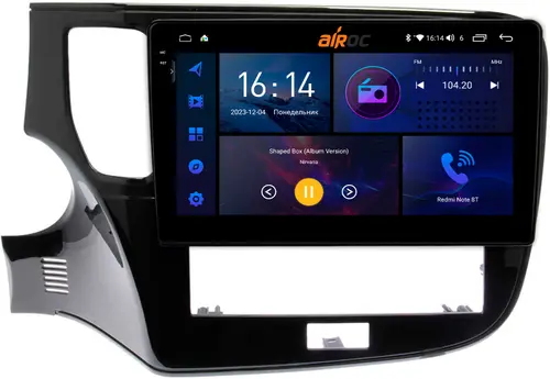 Магнитола для Mitsubishi Outlander 3 2020-2022 - AIROC 2K RI-2617 Android 12, Быстрая, QLed+2K, CarPlay, SIM-слот