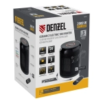 Тепловентилятор электрический 2 кВт, wi-fi, пульт, динамик, вращение Denzel DTFC-2000X (96426)