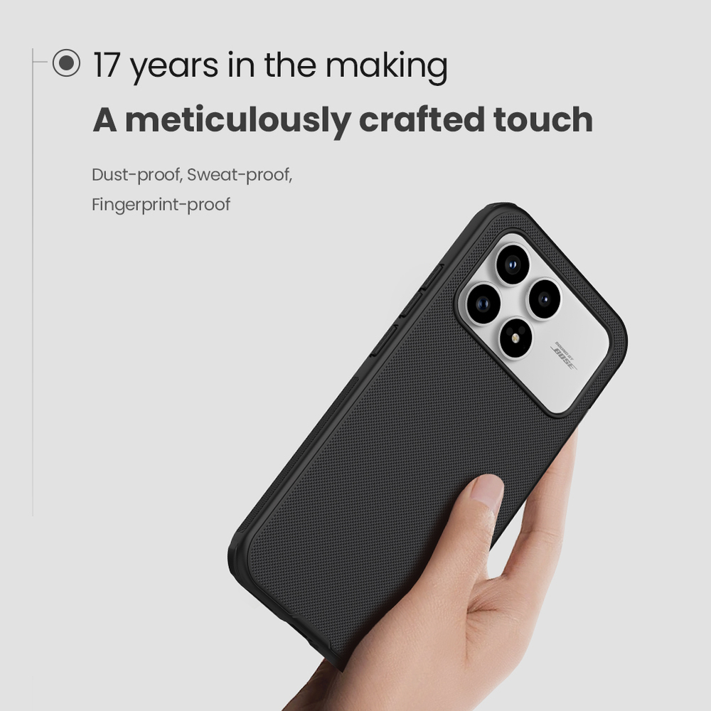 Противоударный чехол для Xiaomi Poco F8 Pro (Redmi K90), серия Super Frosted Shield Pro от Nillkin