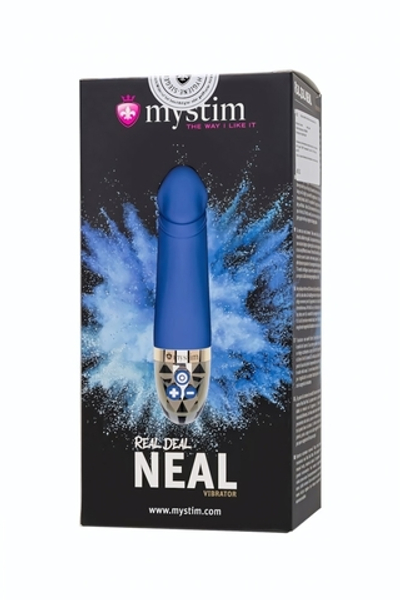 Вибратор Mystim Real Deal Neal синий 16,5 см