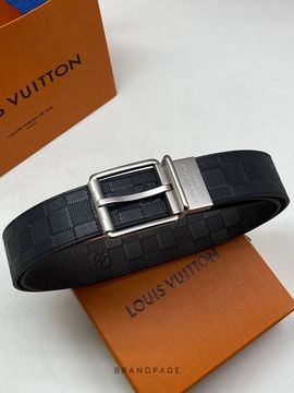 Ремень чёрно-коричневый от Louis Vuitton Damier Print BP5-221540