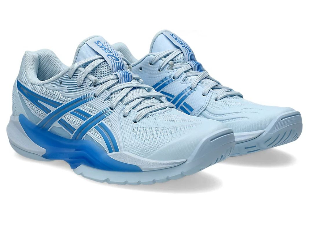 Женские кроссовки для бадминтона/сквоша Asics Powerbreak FF — light blue/blue coast