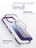 Чехол накладка iPhone 17 Pro Max / 18 Pro Max 6.9" Gurdini Ocean Case (1) Transparent фиолетовый