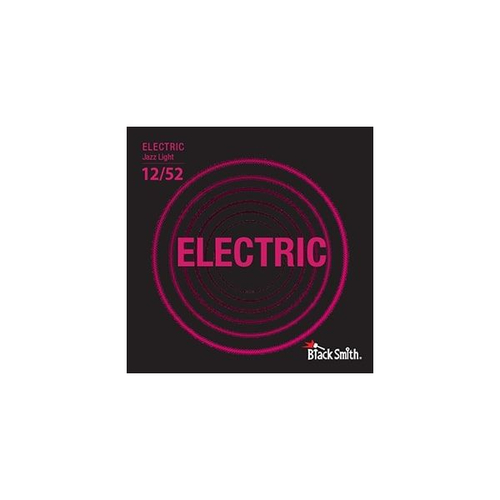 BlackSmith Electric Jazz Light 12/52 струны для электрогитары, 12-52, никелированные