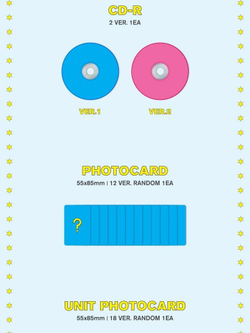 Альбом WJSN CHOCOME - SUPER YUPPERS! 2nd Single Album RANDOM Version
