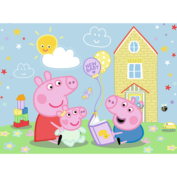 Pazl \ Puzzle \ Пазлы Puzzles - "30" - Trefl Premium Plus Kids - Peppa has a plan / Peppa Pig
