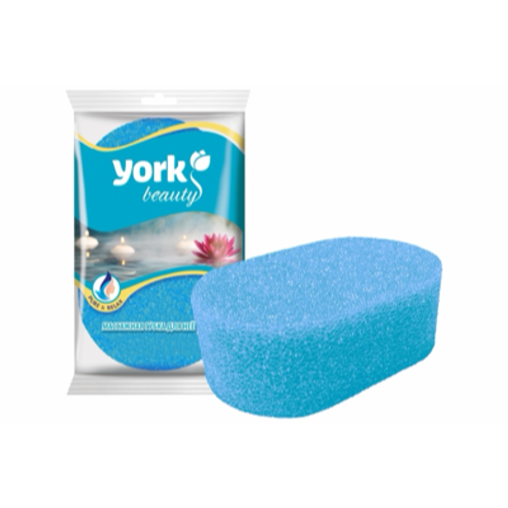 Губка для тела Для нее YORK  р-р: 145 x 95 x 50 мм