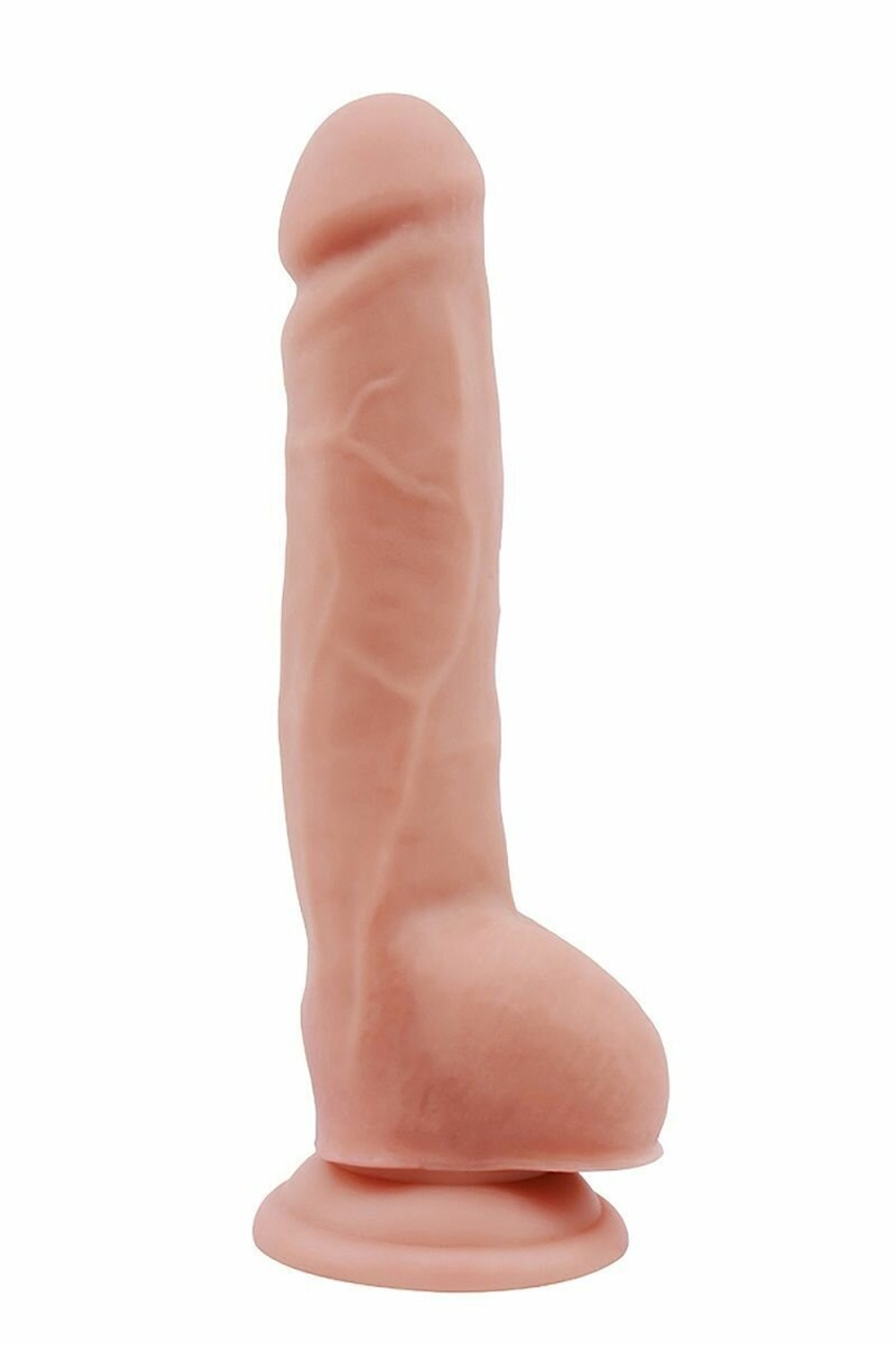Телесный фаллоимитатор-реалистик Dual Density Dildo - 23 см. (Цвет: телесный)