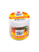 Слаги съедобные искусственные LUCKY JOHN Pro Series TIPSY WORM 2,8in (7.12)/T76 8шт.