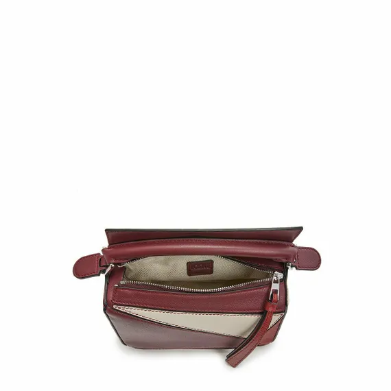 Сумка Loewe Puzzle Mini Bag Wine/garnet