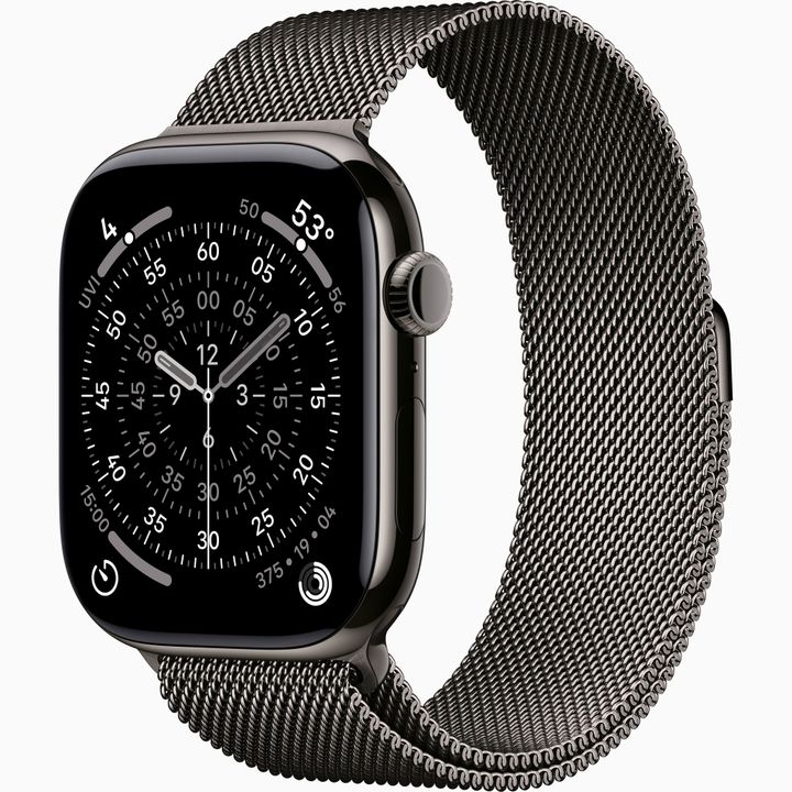 Умные часы Apple Watch Series 11 46мм Slate Titanium Case с Slate Milanese Loop