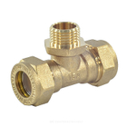Тройник латунь 15Aх1/2"х15 обжим/НР STAHLMANN STML1501/215BEF