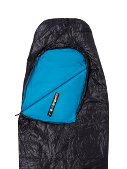 Спальный мешок теплый Naturehike CW400, ширина 75 см (NH18C400-D), молния справа