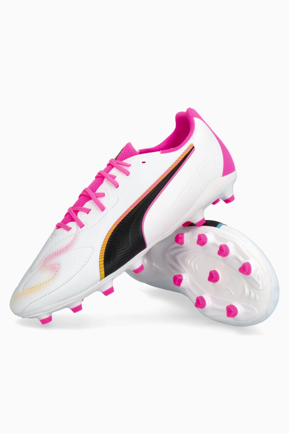 Бутсы Puma King 20 Match FG/AG Junior - белый