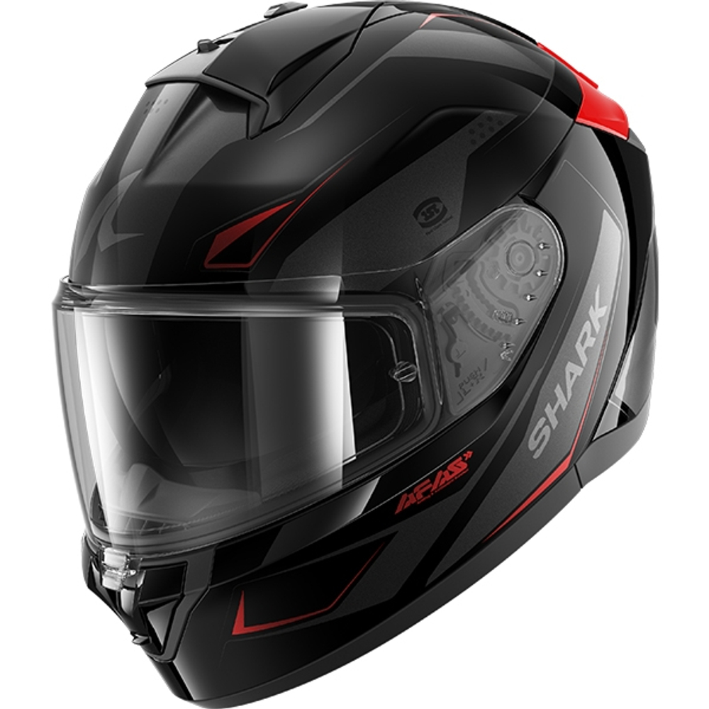 Шлем интеграл Shark RIDILL 2 MEKARIUM Black/Anthracite/Red, XXL