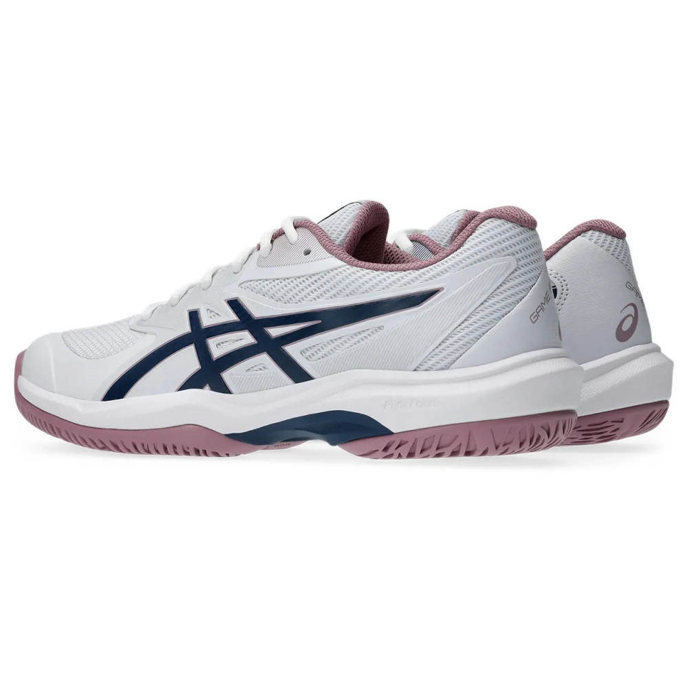 Женские теннисные кроссовки Asics Game FF - white/independence blue