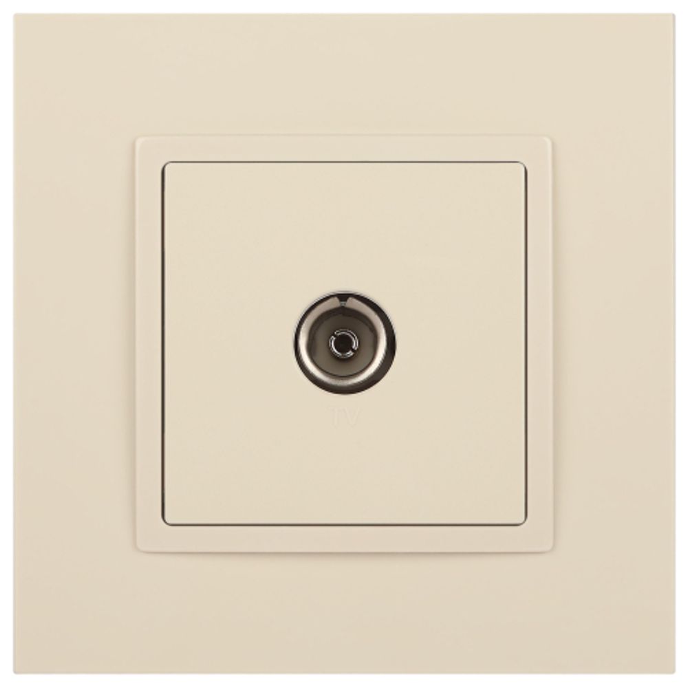 Розетка ЭРА Elegance 14-3101-02 TV одиночная IP20 слоновая кость | Эра Elegance