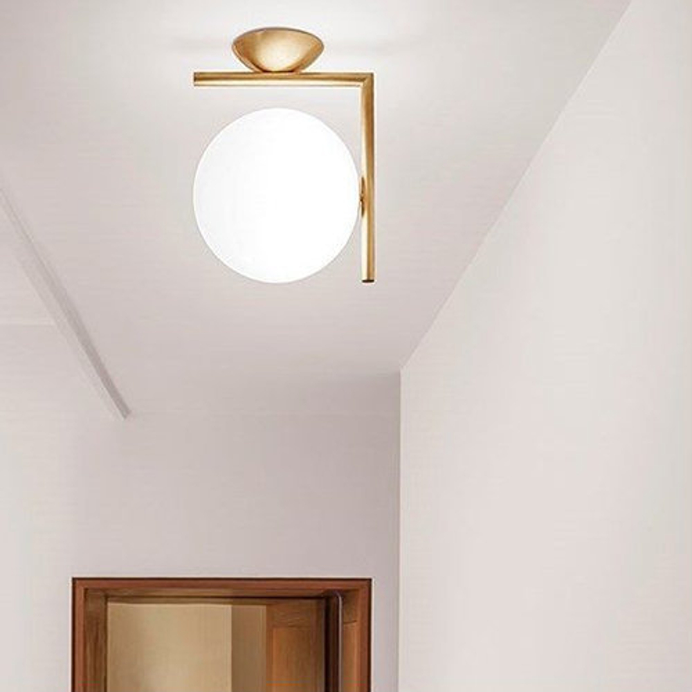 IC Lighting Flos Wall 2 chrome  светильник настенно-потолочный
