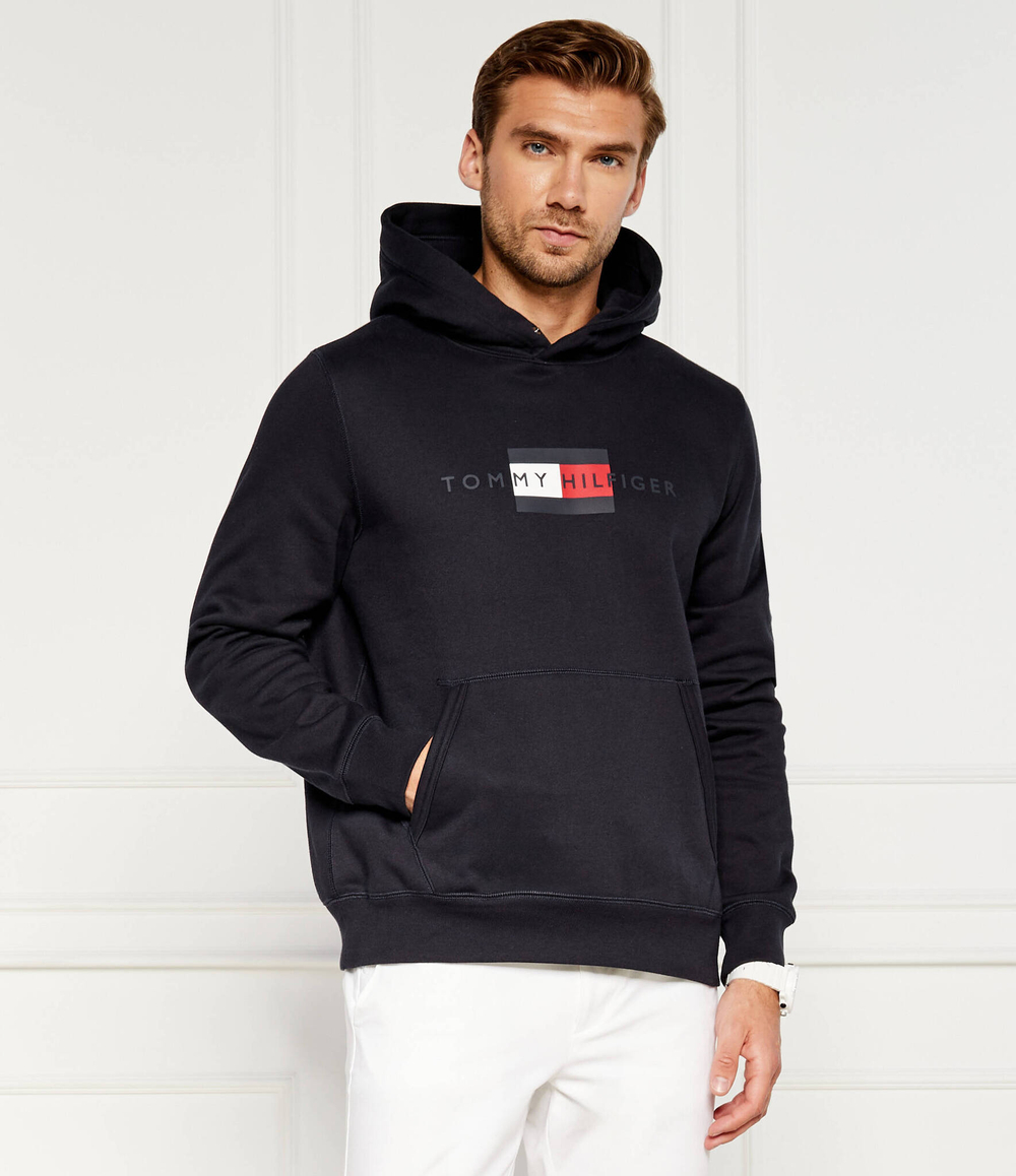 Худи FLAG Tommy Hilfiger - темно-синий(MW0MW37861)